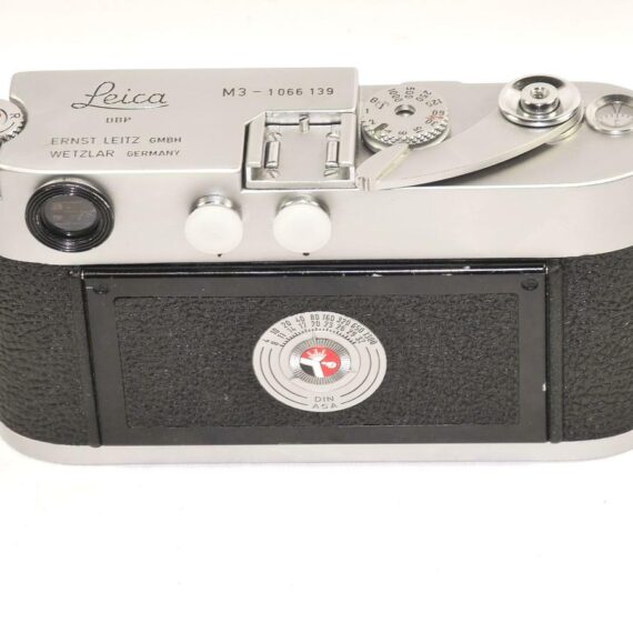 Leica M3 Chrome S.Stroke camera  W/Leica 50/2 Rigid Summicron W/hood,caps,case, MR meter, box Ex++/Mint-/ Free shipping (USA)