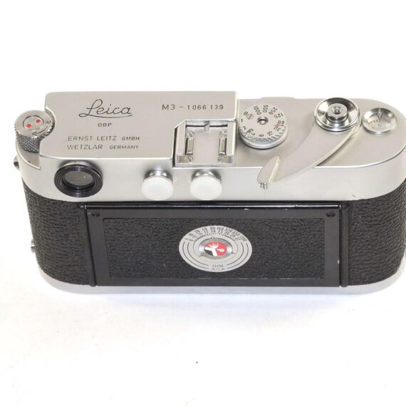 Leica M3 Chrome S.Stroke camera  W/Leica 50/2 Rigid Summicron W/hood,caps,case, MR meter, box Ex++/Mint-/ Free shipping (USA)