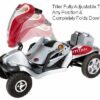 Tzora TITAN 4 Hummer divided 4 wheels Mobility scooter W/26 A/H battery LA , rear basket. Armrest, & 2 years warranty NEW / Free Shipping