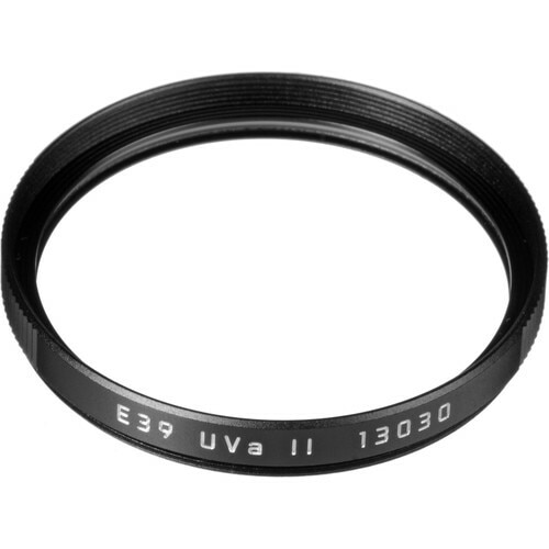 Leica E39 UVa II Filter (Black) Cat# 13030 New