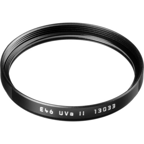 Leica E46 UVa II Filter (Black) #13033 New