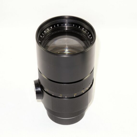 Leica 180/2,8 Elmarit-R 3 cam with caps Mint-