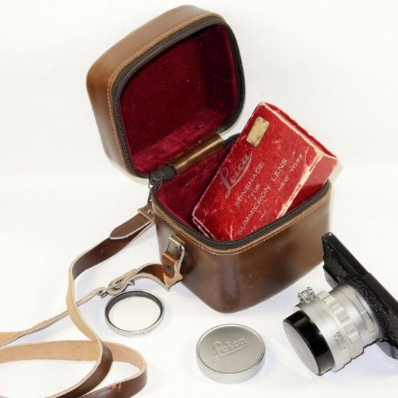 Leica 5cm f2 Summicron Rigid LTM lens Sold With Leica hood,case,filter,caps & lens case Ex++/M- RARE- SOLD