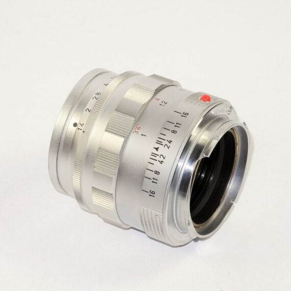 Leica 50/1,4 Summilux M Chrome "Wetzlar" with Leica E43 UVA filter & Metal Hood Mint-