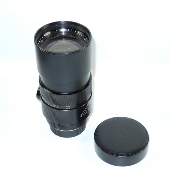 Leica 180/2,8 Elmarit-R 3 cam with caps Mint-