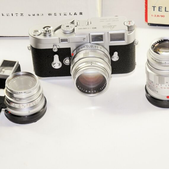 M3 Set with 35mm,50mm,90mm Chrome Wetzlar Lens