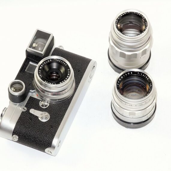 M3 Set with 35mm,50mm,90mm Chrome Wetzlar Lens