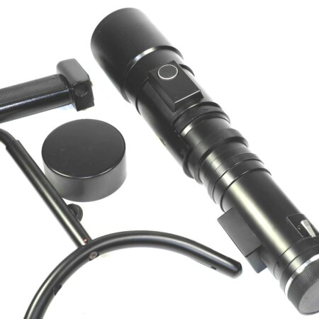 Leica 400/6,8 Telyt-R  (1971) With Leica shoulder stock, caps  Ex++/Mint-