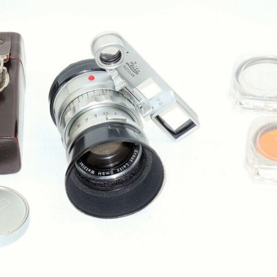 Leica 50/2 Summicron Dual Range with Box,Eyes,Filters,caps  & Hood Mint- / SOLD