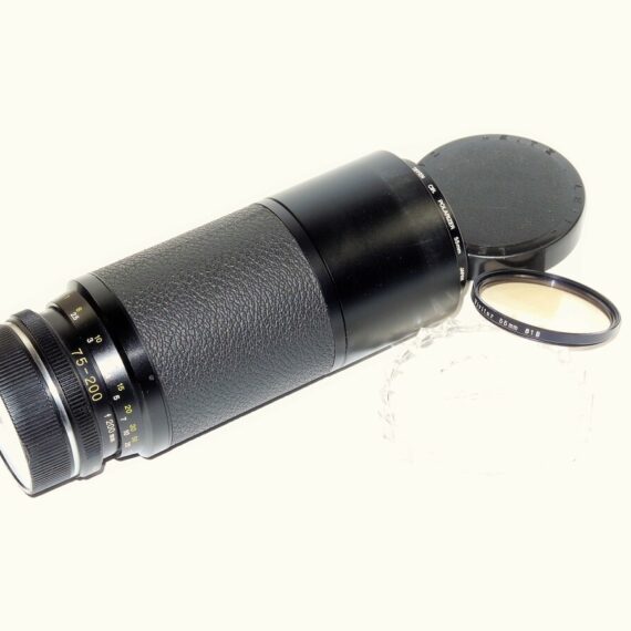 Leica 75-200/4,5 Vario-Elmar-R 3 cam lens With UVA filter & Pol filter Ex++/Mint- / Free shipping (USA)