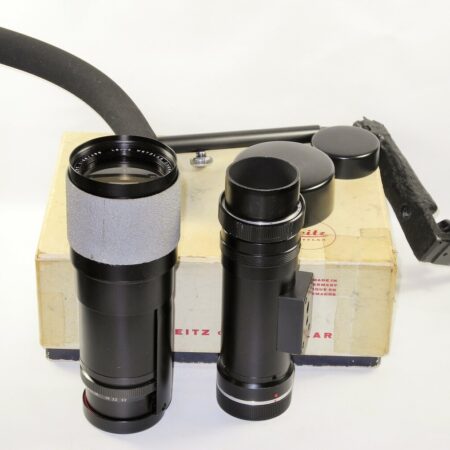 Leica 400/6,8 Telyt-R  Cat#11960  (1969) Sold with caps & shoulder stock, in original Leica box Ex++/Mint-