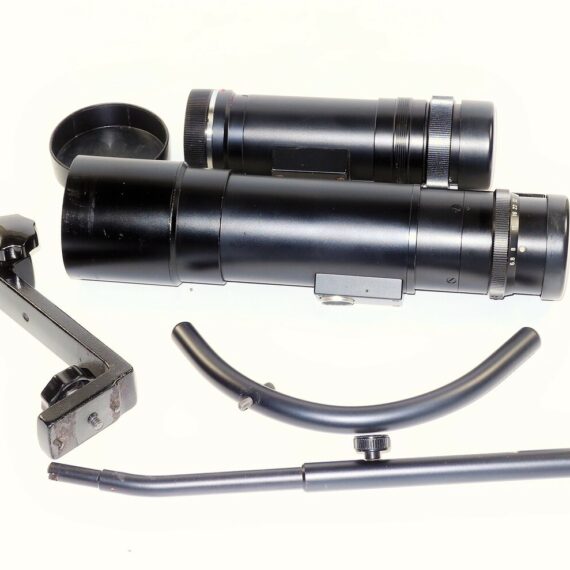 Leica 400/6,8 Telyt-R Cat#11960  (1977) With caps with shoulder stock,& Leica case Ex++