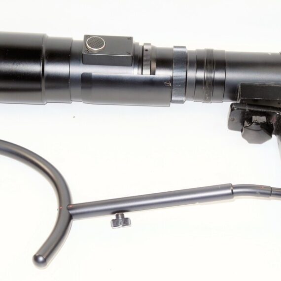 Leica 400/6,8 Telyt-R Cat#11960  (1977) With caps with shoulder stock,& Leica case Ex++