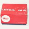 Leica M4 black chrome 50th Jahre anniversary in original box,Leica MR meter black manual,cap Mint/- SOLD