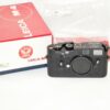 Leica M4 black chrome 50th Jahre anniversary in original box,Leica MR meter black manual,cap Mint/- SOLD