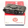 Leica M4 black chrome 50th Jahre anniversary in original box,Leica MR meter black manual,cap Mint/- SOLD