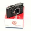 Leica M4 black chrome 50th Jahre anniversary in original box,Leica MR meter black manual,cap Mint/- SOLD
