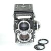 Rolleiflex 2.8F Planar TLR "white face"  w/Case,filter,Hood, Rolleinar 3 Mint- / Free shipping(USA)