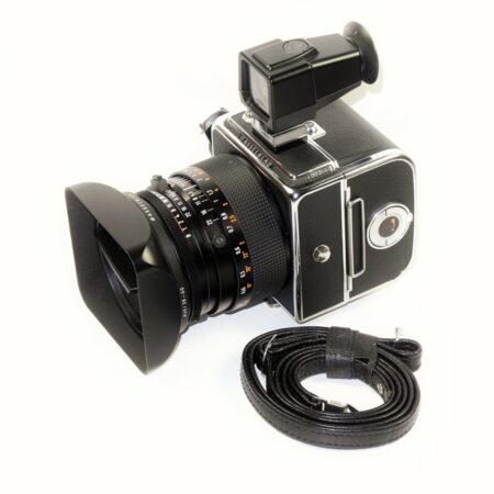 Hasselblad 903 SWC latest type II Camera W/Optical finder,Hasselblad A12 Magazine, UVA filter, Hood, Cap,Strap Mint/LN- /SOLD