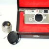 Leica M6 platinum  "150 Jahre Photographie"  set with Leica 50/1,4 Summilux-M in presentation box, papers Mint/-  /SOLD