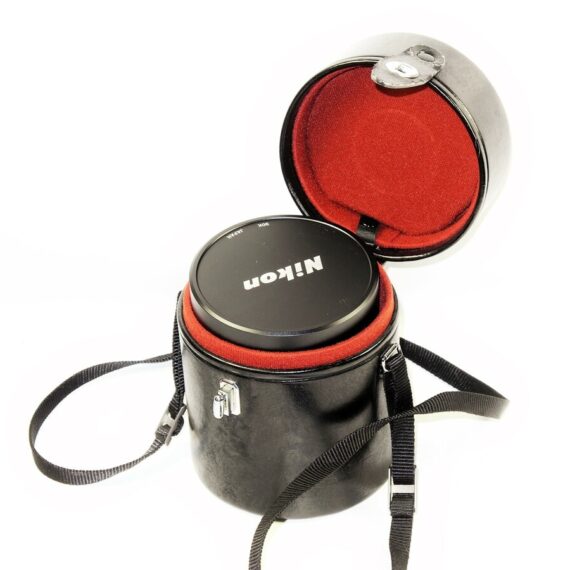 Nikon 15mm f3,5 Nikkor AIS with caps & lens leather case Mint-  / Free shipping (USA)