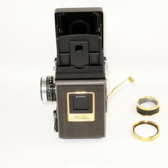 Rolleiflex Rollei 2.8 GX 75 Years Limited 1920-95 w/Box,Cards Like New / Call or email for price