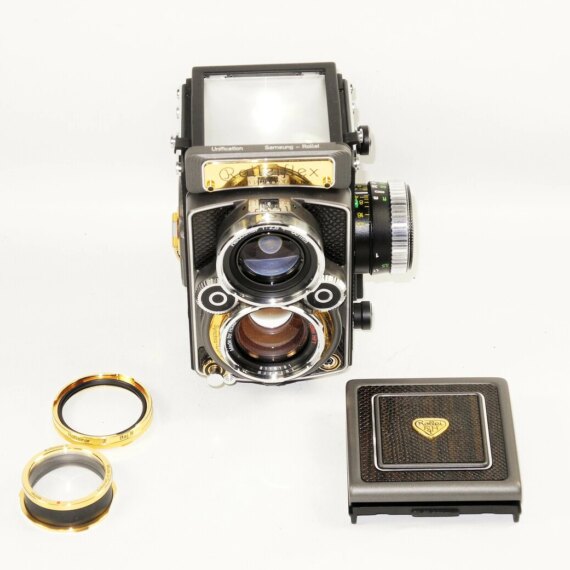 Rolleiflex Rollei 2.8 GX 75 Years Limited 1920-95 w/Box,Cards Like New / Call or email for price