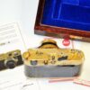 Leica M4-2 W/ Leica 50mm f:1.4 Summilux lens Gold 100 JAHRE OSKAR BARNACK Edition W/box,cards,hood,caps,LN/- SOLD