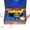 Leica M4-2 Gold 100 JAHRE OSKAR BARNACK Edition W/ Leica 50mm f:1.4 Summilux lens Set #100-0520 W/box,cards,caps, Mint- / SOLD