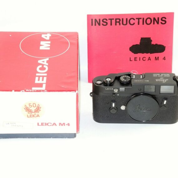 Leica M4 black chrome "Wetzlar" 50 year anniversary  Classic Vintage Leica Rangefinder M camera W/Box,manual Ex++/ Mint- / SOLD