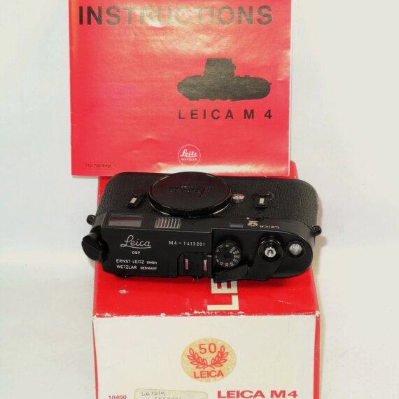 Leica M4 black chrome "Wetzlar" 50 year anniversary  Classic Vintage Leica Rangefinder M camera W/Box,manual Ex++/ Mint- / SOLD