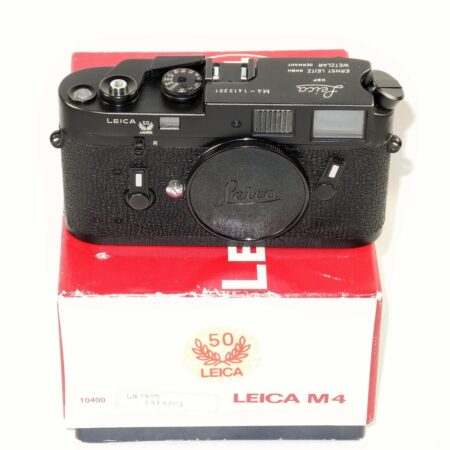 Leica M4 black chrome "Wetzlar" 50 year anniversary  Classic Vintage Leica Rangefinder M camera W/Box,manual Ex++/ Mint- / SOLD