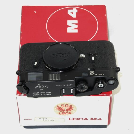 Leica M4 black chrome "Wetzlar" 50 year anniversary  Classic Vintage Leica Rangefinder M camera W/Box,manual Ex++/ Mint- / SOLD