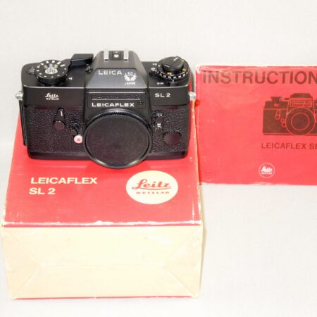 Leica Leicaflex SL2 "50 Jahre" Anniversary  black camera w/Box, manual M/LN- /SOLD