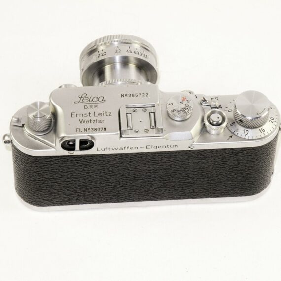Leica IIIc “Luftwaffen-Eigentum” (wrongly engraved( with Leica 5cm 
