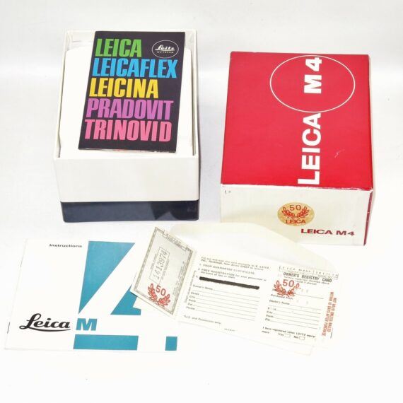 Leica M4 black chrome "Wetzlar" 50 year anniversary W/Box,warranty cards,Mint/LN- / SOLD