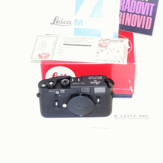Leica M4 black chrome "Wetzlar" 50 year anniversary W/Box,warranty cards,Mint/LN- / SOLD