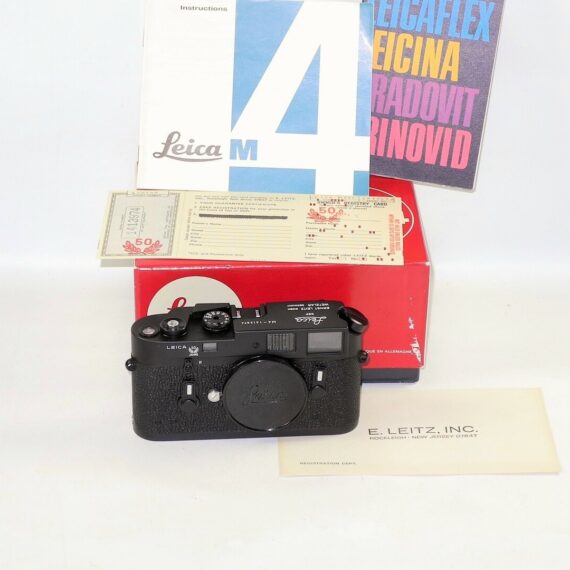 Leica M4 black chrome "Wetzlar" 50 year anniversary W/Box,warranty cards,Mint/LN- / SOLD