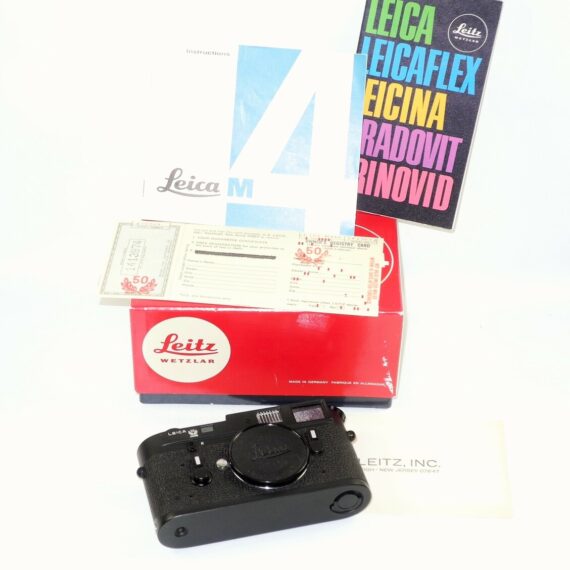 Leica M4 black chrome "Wetzlar" 50 year anniversary W/Box,warranty cards,Mint/LN- / SOLD