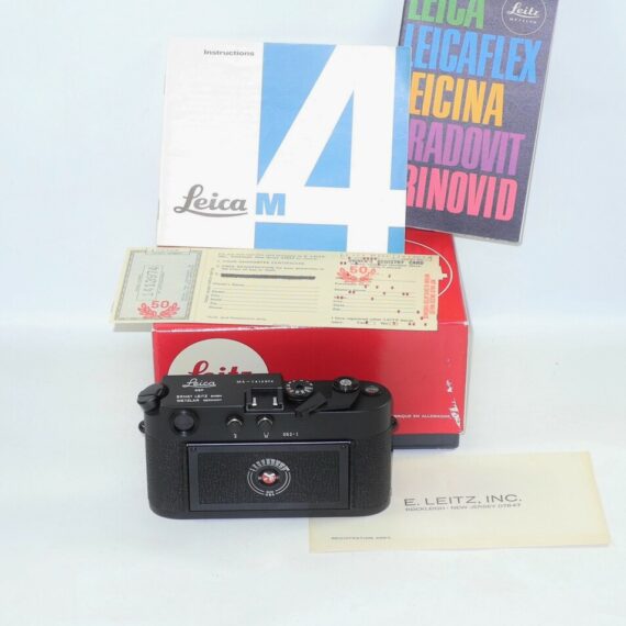 Leica M4 black chrome "Wetzlar" 50 year anniversary W/Box,warranty cards,Mint/LN- / SOLD