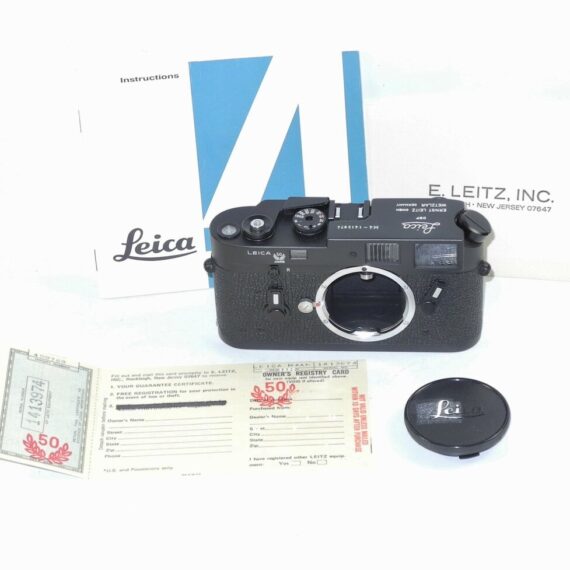 Leica M4 black chrome "Wetzlar" 50 year anniversary W/Box,warranty cards,Mint/LN- / SOLD