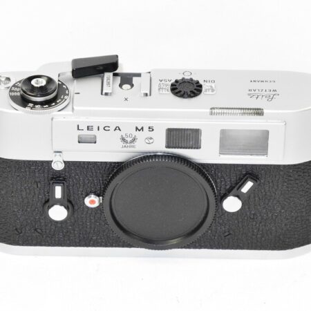 Leica M5 50 Jahre (50th Anniversary) Silver Chrome with original original box Mint/LN- SOLD