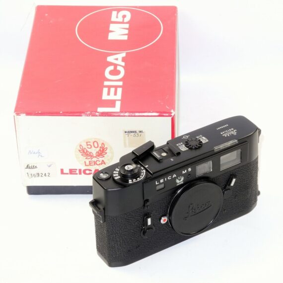 Leica M5 black 50 Jahre (50th Anniversary) with box Mint/LN-/ SOLD