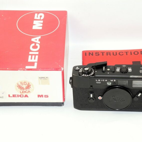Leica M5 black 50 Jahre (50th Anniversary) with box Mint/LN-/ SOLD