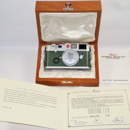 Leica M6 Colombo 1992 Special 500th Anniversary Edition rangefinder camera (only) /Box ,cards LN- / SOLD