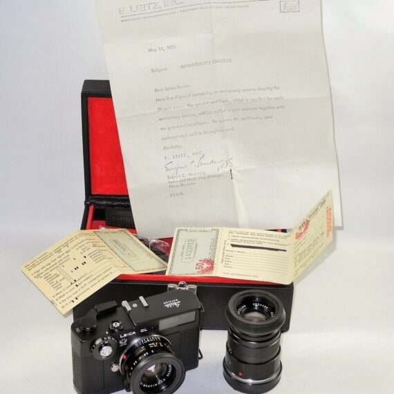 Leica CL "50 Jahre"  With 2 Leica lenses 40/2mm & 90/4mm in original box ,original paperwork Ex++/Mint- / Free shipping (USA)