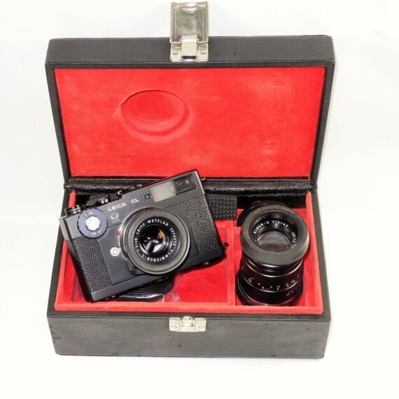 Leica CL "50 Jahre"  With 2 Leica lenses 40/2mm & 90/4mm in original box ,original paperwork Ex++/Mint- / Free shipping (USA)