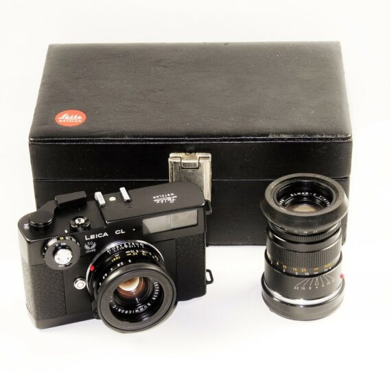 Leica CL "50 Jahre"  With 2 Leica lenses 40/2mm & 90/4mm in original box ,original paperwork Ex++/Mint- / Free shipping (USA)