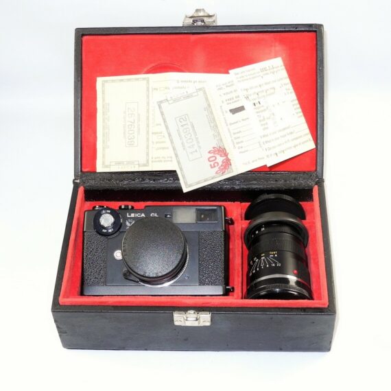 Leica CL "50 Jahre"  With 2 Leica lenses 40/2mm & 90/4mm in original box ,original paperwork Ex++/Mint- / Free shipping (USA)