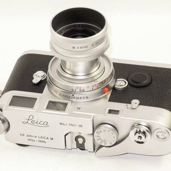 Leica M6J camera set with matching 50/2,8mm lens,box and certificate Mint/- / SOLD